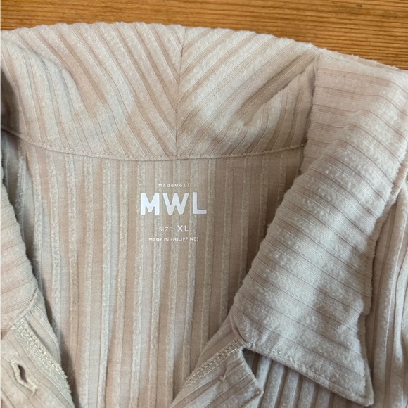 Madewell Ribbed Button-Up Shirt - Picture 3 of 5